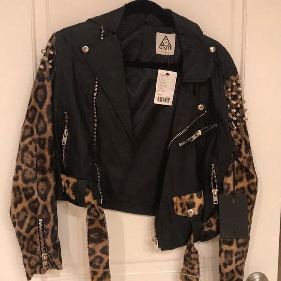 UNIF Jackets & Blazers - UNIF Leopard Jacket Brand New with Tags!